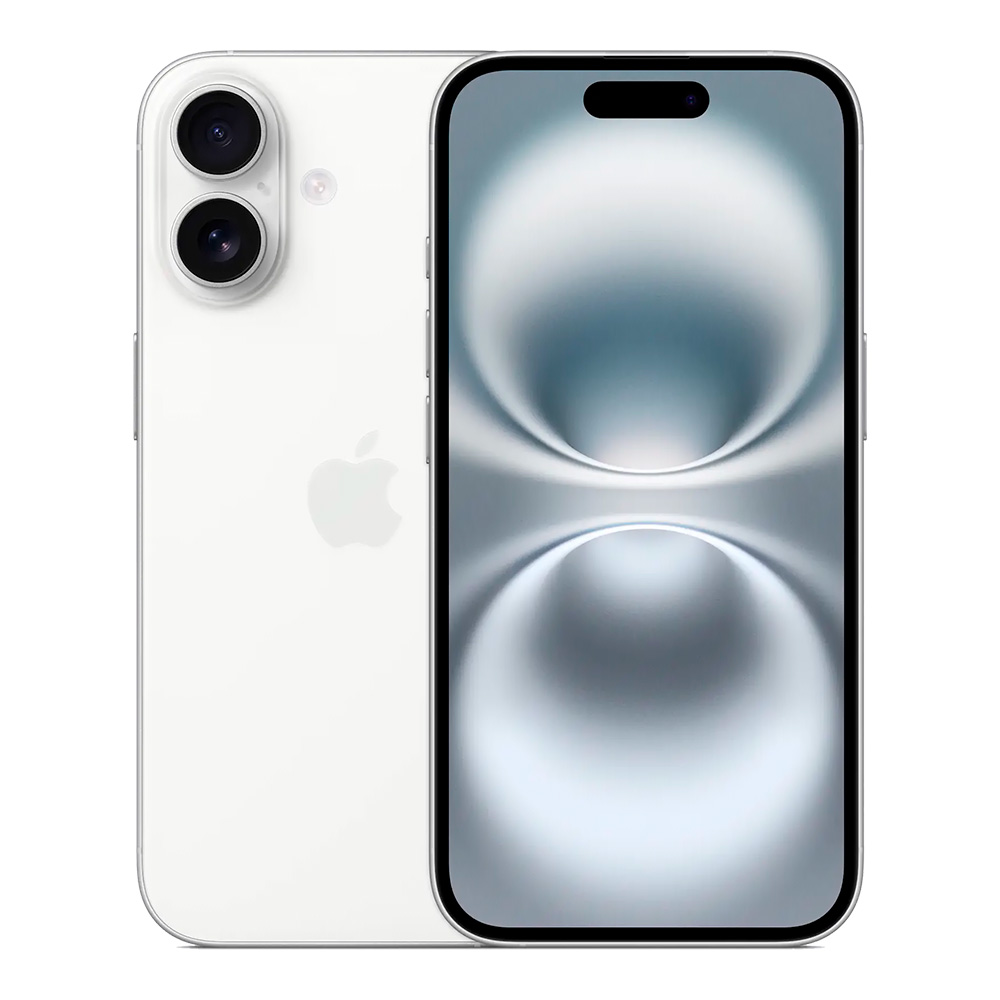 Apple iPhone 16 256 Гб, белый (EU)