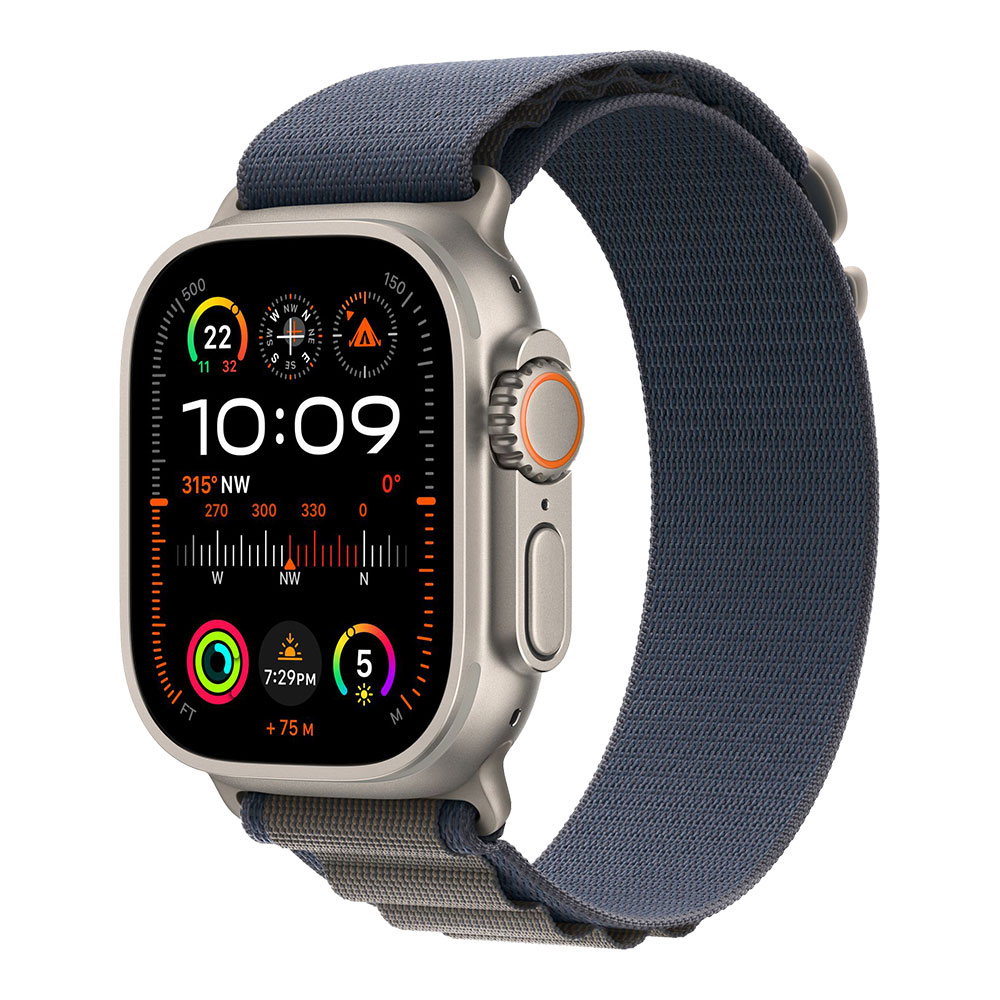 Apple Watch Ultra 2, ремешок Alpine синий