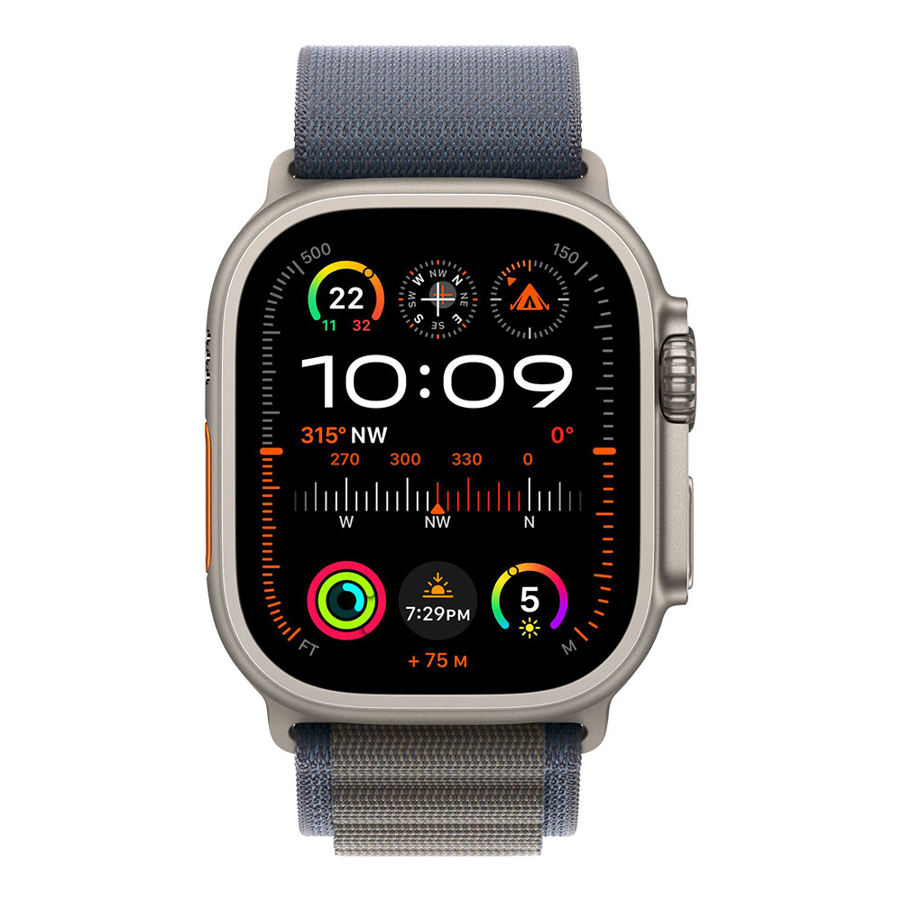 Apple Watch Ultra 2, ремешок Alpine синий