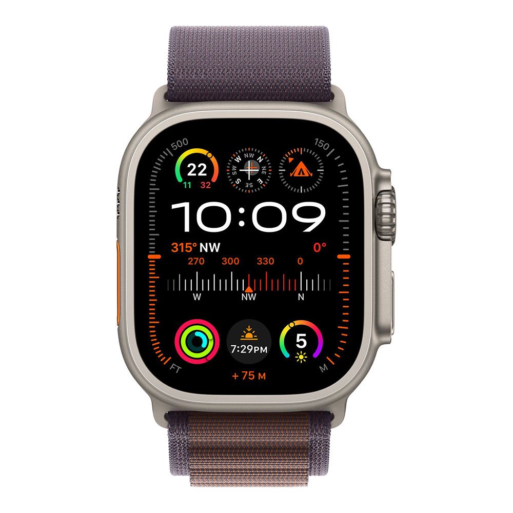 Apple Watch Ultra 2, ремешок Alpine индиго