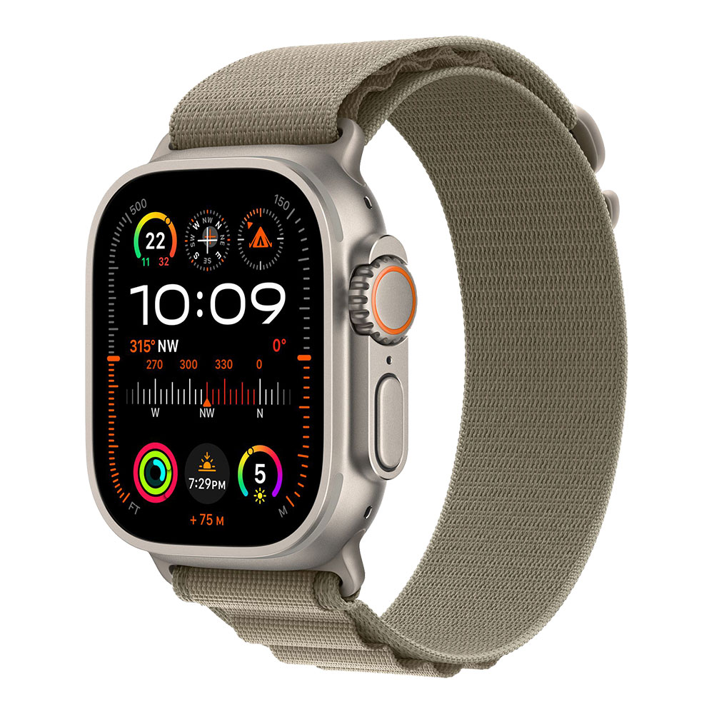 Apple Watch Ultra 2, ремешок Alpine оливковый