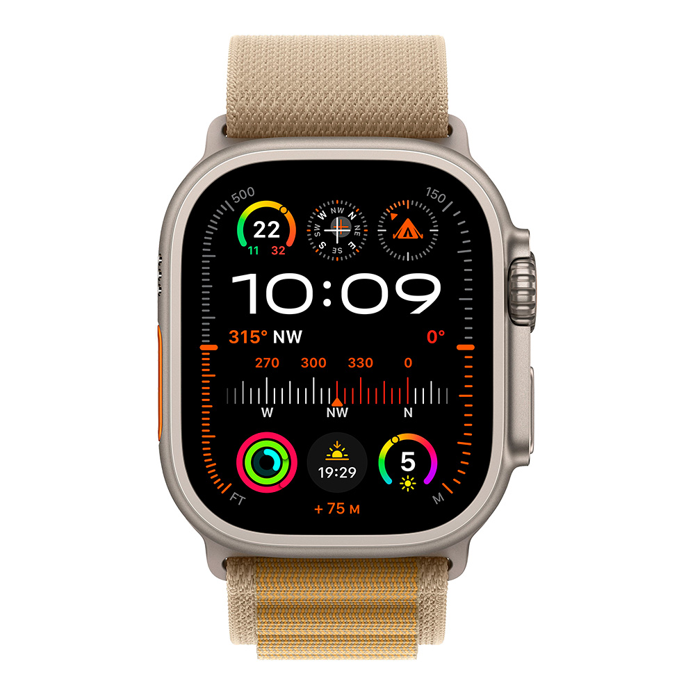 Apple Watch Ultra 2, ремешок Alpine коричневый